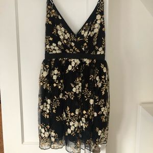 Cocktail mini dress fit and flare